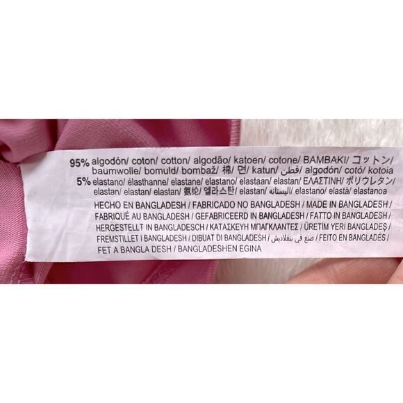 NWT Zara Pink Wrap Front V-Neck Open Exposed Shoulders Side Pleats Surplice Top - Picture 12 of 13